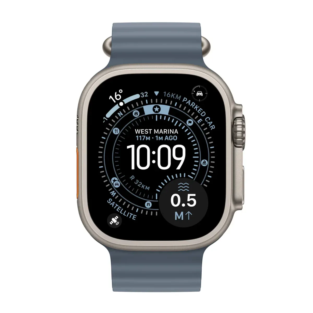 Apple Watch Ultra 3 49mm Natural AB Ocean Band